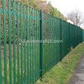 Green Powder Coated Palisade Security Fence